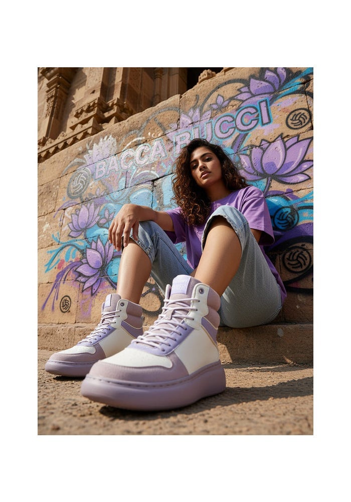 Bacca Bucci Discovery Noir Women’s High-Top Sneakers - Image 4